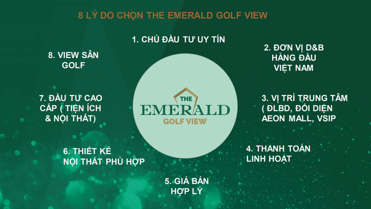 Lý do nên chọn The Emerald Golf View